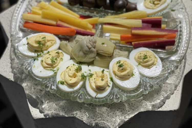 Learn To Cook Boursin and Parsley Deviled Eggs